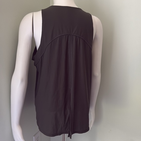 Spanx Green Ribbed Go Lightly tie back tank large - Picture 4 of 7